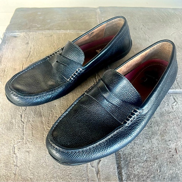 ▪️ Florsheim Men’s Throttle Penny Loafers Driving Mocs •Black •SIZE 13M - Picture 2 of 13